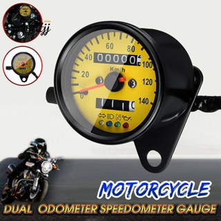 เครื่องวัดระยะทาง KMH Speedometer Gauge Meter ไฟแบ็คไลท์ LED สําหรับรถจักรยานยนต์