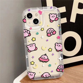 Yiki|เคสโทรศัพท์มือถือแบบนิ่ม ใส ลาย Kirby สีชมพูน่ารัก สําหรับ Huawei Honor 80GT 80SE 80 Pro 80 70 Pro 70 60SE 60 Pro 60 20 9X Pro Y9S