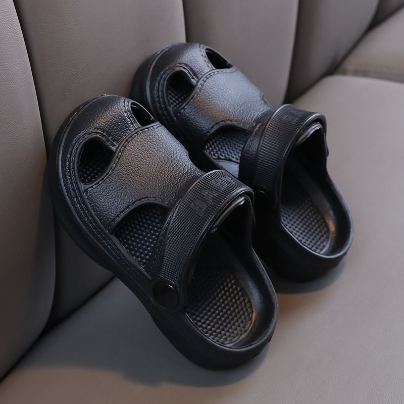 AYUER รองเท้าแตะชายหาด พื้นนิ่ม สีพื้น แฟชั่นฤดูร้อน สําหรับเด็กผู้ชาย และเด็กผู้หญิง