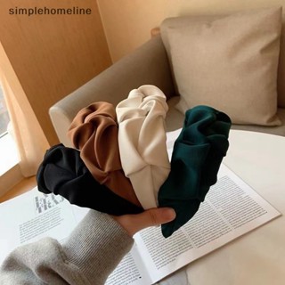 [simplehomeline] ใหม่ ที่คาดผม กรอบกว้าง สีพื้น สไตล์เกาหลี สําหรับผู้หญิง 2023