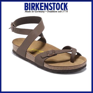 Birkenstock รองเท้าแตะลําลอง สีน้ําตาล สไตล์คลาสสิก สําหรับผู้ชาย ผู้หญิง เหมาะกับการเดินชายหาด ไซซ์ 35-44