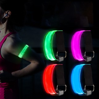 [Jettingbuy] ใหม่ พร้อมส่ง หลอดไฟเบอร์ออปติก LED สะท้อนแสง เพื่อความปลอดภัย สําหรับวิ่ง ปั่นจักรยานกลางคืน