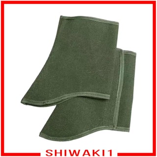 [Shiwaki1] ผ้าคลุมรองเท้าเชื่อม ผ้าแคนวาส สําหรับงานเชื่อมบาร์บีคิว 2 ชิ้น