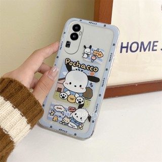 พร้อมส่ง เคสโทรศัพท์มือถือ ซิลิโคนนิ่ม ใส กันกระแทก ลายการ์ตูนน่ารัก สําหรับ OPPO Reno10 Pro Plus Reno 10 Pro+ 5G RENO10PRO+