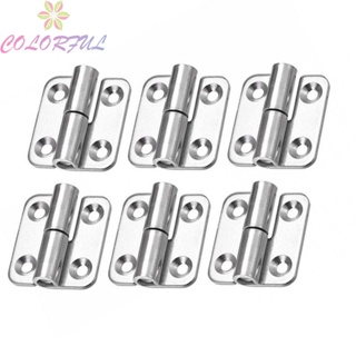 【COLORFUL】Door Hinges More Convenient Silver 1.5inch 304 Stainless Steel Detachable