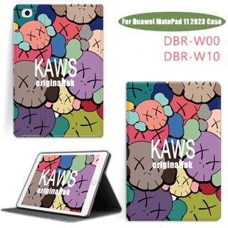 เคสแท็บเล็ตหนัง ลายการ์ตูนแมว สําหรับ Huawei MatePad 11 (2023)Pro 11 SE 10.4 T10 T10S 10.1 Pro 10.8 M6 DBY-W09