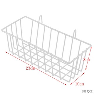 [Bbqz01] ตะกร้าลวดโลหะ สไตล์นอร์ดิก พร้อมตะขอสองตะขอ สําหรับแขวนจัดเก็บของในห้องน้ํา