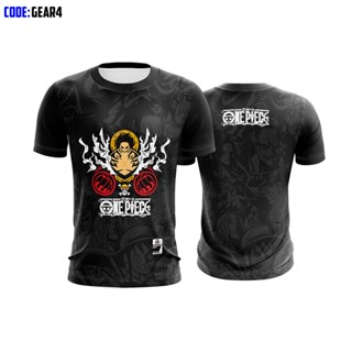 [พร้อมส่ง] ชุดอะนิเมะ One Piece Gear 4 | บาจู | เสื้อกีฬาแขนสั้น ลายทีม Jersey