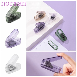 Norman เครื่องเจาะรูกระดาษ ทรงกลม ขนาดเล็ก 4 สี DIY