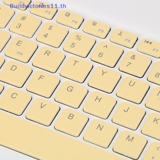 Buildvictories11 เมาส์คีย์บอร์ดบลูทูธไร้สาย 10 นิ้ว พร้อมสายเคเบิล Usb สําหรับแท็บเล็ต แล็ปท็อป โทรศัพท์มือถือ 1 ชุด