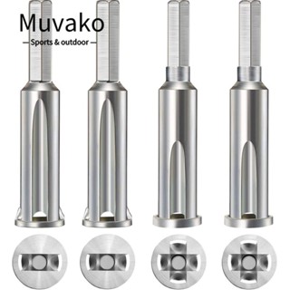 Muvako คีมปอกสายไฟ แบบแมนนวล 4 เหลี่ยม 3 ทาง 5 ทาง ทนทาน 4 ชิ้น