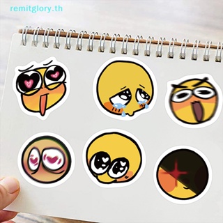 Remitglory สติกเกอร์ ลายการ์ตูนกราฟฟิตี้ หน้ายิ้มน่ารัก Diy สําหรับติดตกแต่งโทรศัพท์มือถือ แล็ปท็อป รถยนต์ กีตาร์ 60 ชิ้น