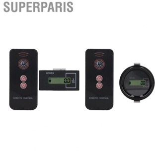 Superparis Excavator Timer Data Storage 0.01H Accuracy Hour Meter  0‑99999.9H Gasoline Induction Timing 12V‑36V for