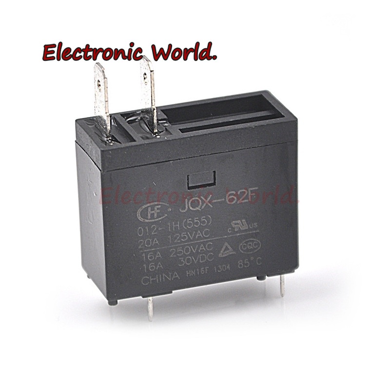 รีเลย์ HF JQX-62F-012-1H พร้อมปลั๊ก HF JQX-62F-012-1HT 4PIN 16A 250VDC 12VDC สําหรับเครื่องทําน้ําอุ