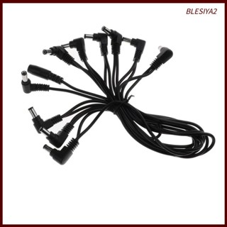 [Blesiya2] สายเคเบิลพาวเวอร์ซัพพลาย 9V DC 1A 2A 3 ทาง สําหรับเอฟเฟคกีตาร์ไฟฟ้า