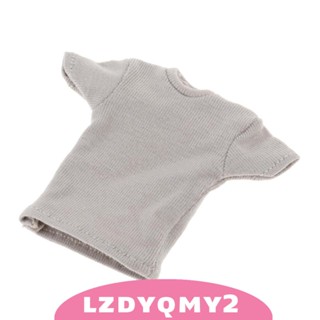 [Lzdyqmy2] ตุ๊กตาฟิกเกอร์แขนสั้น 1:12 ทรงหลวม แฮนด์เมด แฟชั่น สําหรับตุ๊กตา 6 นิ้ว