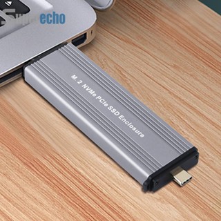 ♕พร้อมส่ง♕เคสฮาร์ดดิสก์อลูมิเนียม W206 SSD USB3.1 Gen2 10Gbps สําหรับ M2 NVMe PCIe [superecho.th]