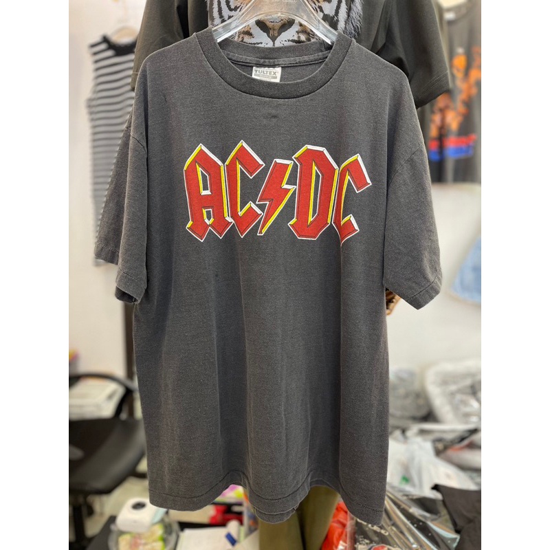 ACDC Black Cotton T-shirt