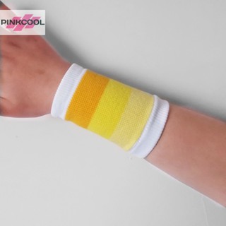 Pinkcool Ins สไตล์แฟชั่น ระบายอากาศ อบอุ่น สายรัดข้อมือ สีฝน ผ้าฝ้ายนุ่ม พันมือ แบดมินตัน วิ่ง ฟิตเนส ผู้ชาย ผู้หญิง สายรัดข้อมือ ขายดี