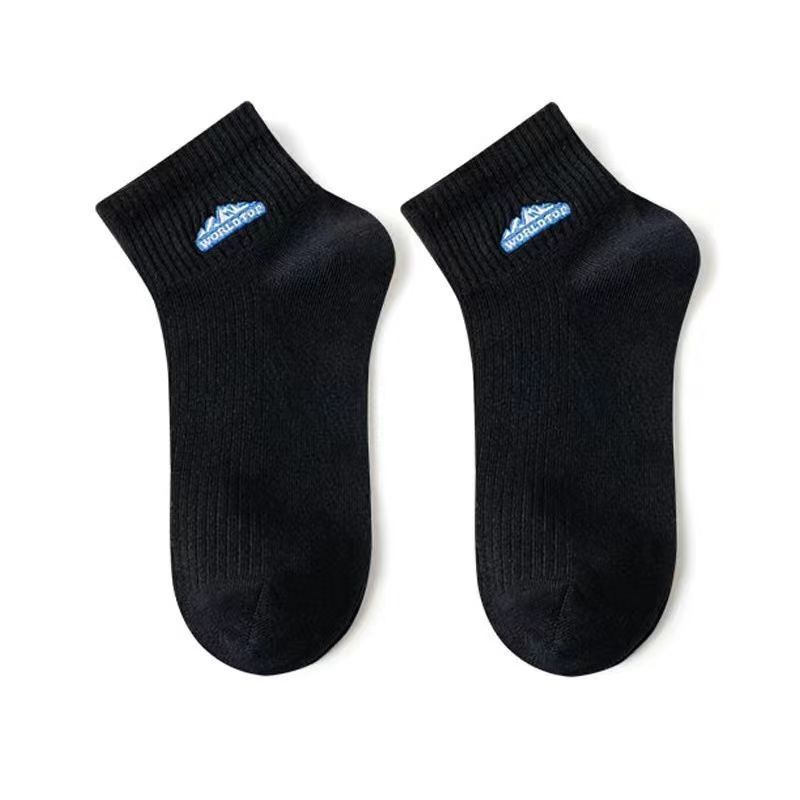 ถุงเท้ากีฬาลําลอง ดูดซับเหงื่อ ระบายอากาศได้ดี พิมพ์ลายตัวอักษร คุณภาพสูง แฟชั่นฤดูร้อน สําหรับผู้ชาย - รูปที่ 4