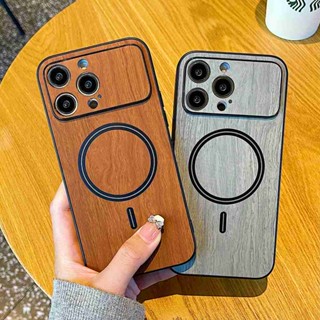 เคสป้องกันโทรศัพท์มือถือ ลายไม้ ขนาดใหญ่ สําหรับ Apple iPhone 11 12 13 14 Pro Max