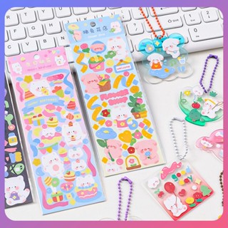 สติกเกอร์การ์ด ลายการ์ตูนกูกะ ขนาดเล็ก สําหรับตกแต่งสมุดบัญชี DIY