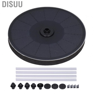 Disuu Solar Bird Bath Fountain Water Pump Decoration for Gardens Pools Aquariums 7V 2.2W Power