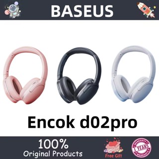 Baseus Encok d02pro หูฟังบลูทูธไร้สาย ลดเสียงรบกวน แบบใช้สาย คุณภาพสูง