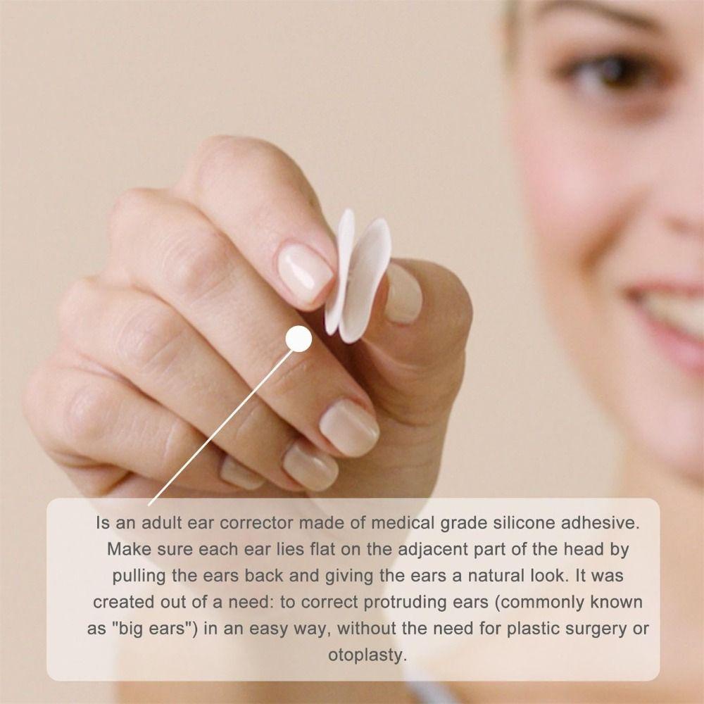 Amor12 Ear Correctors, Big Ear Problem Silicone Ear Valgus Correction, กันน้ําที่มองไม่เห็น Auricle Shaping ขาตั้งแนวตั้งสติกเกอร์หูกันน้ําทุกวัย