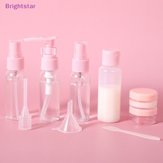 Brightstar 11 ชิ้น เดินทาง เครื่องสําอาง ขวดย่อย โลชั่น ครีม รีฟิล ขวดเปล่า ของเหลว คอนเทนเนอร์ แบบพกพา เครื่องมือใหม่