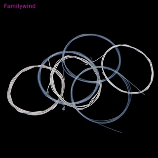 Familywind&gt; สายกีตาร์คลาสสิก ไนล่อน สําหรับกีตาร์ครอบครัว 6 ชิ้น/ชุด