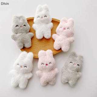 [Dhin] Cute Cartoon Autumn/Winter Plush Fabric Rabbit Brooch Cute Rabbit Bag Clothing Sock Badge Pins Accessories Clothing Decorative COD