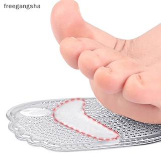 [FREG] 1Pair Shoe Pads Forefoot Cushion Silicone Massage Anti-slip High Heels Insole Pain Relief Metatarsal Ball Foot Support Soles FDH