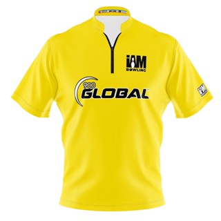 เสื้อโปโล 3D พิมพ์ลายโบว์ลิ่ง 900 Global DS 1602-9G