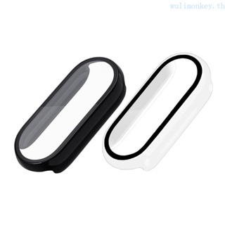 Wu กระจกกันรอยหน้าจอ สําหรับ mi Band mi Band 7 สําหรับ Smart Watch Miband กระจกป้องกันเต็มรูปแบบ