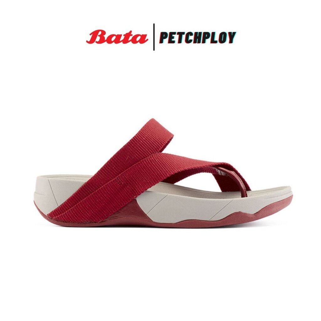 Bata Energy สีแดง รุ่น 5218 รองเท้าแตะลำลองแฟชั่น ของแท้ ใส่ได้ทั้งชายหญิง รหัส 8795218