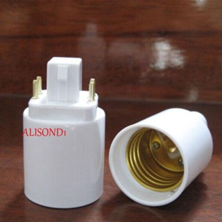 Alisond1 ซ็อกเก็ตแปลง 4Pin หลอดไฟ LED อะแดปเตอร์สกรู