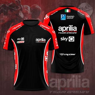 เสื้อยืด ลายทีมแข่งรถ Aprilia Gresini