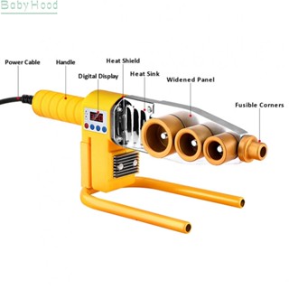 【ลดกระหน่ําครั้งใหญ่】เครื่องหลอมร้อนท่อฟิวเซอร์ Ppr แบบอิเล็กทรอนิกส์ 220v 63#BBHOOD
