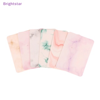 Brightstar 20 ชิ้น ต่างหู การ์ด กระดาษแข็ง หินอ่อน ที่ใส่เครื่องประดับ อุปกรณ์เสริมใหม่