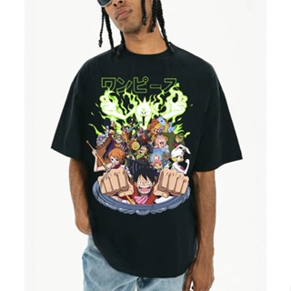 Dextreme เสื้อวันพีช สกรีนลายเต็มตัว One Piece DOP-1206 S-5XL