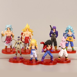 ตุ๊กตาฟิกเกอร์ Dragon Ball Vegeta Buu Dragon Ball ของเล่นสําหรับเด็ก 8 ชิ้น