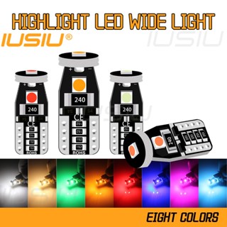 Iusiu ใหม่ หลอดไฟ Led T10 3030 3SMD 12V สําหรับติดป้ายทะเบียนรถยนต์ รถจักรยานยนต์