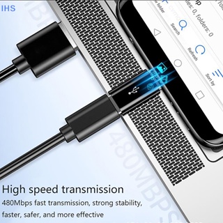 [IHS] ตัวเชื่อมต่ออะแดปเตอร์ชาร์จ Type C ตัวเมีย เป็น Micro USB ตัวผู้ สําหรับโทรศัพท์ Samsung Xiaomi Huawei