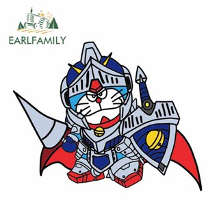 Earlfamily สติกเกอร์คอสเพลย์ Knight Doraemon ขนาด 13 ซม. x 10.4 ซม. สําหรับตกแต่งรถยนต์ SUV