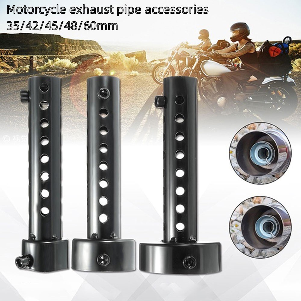 สแตนเลส สำหรับลดเสียง 35 42 45 48 60mm สำหรับท่อไอเสียจักรยานยนต์
