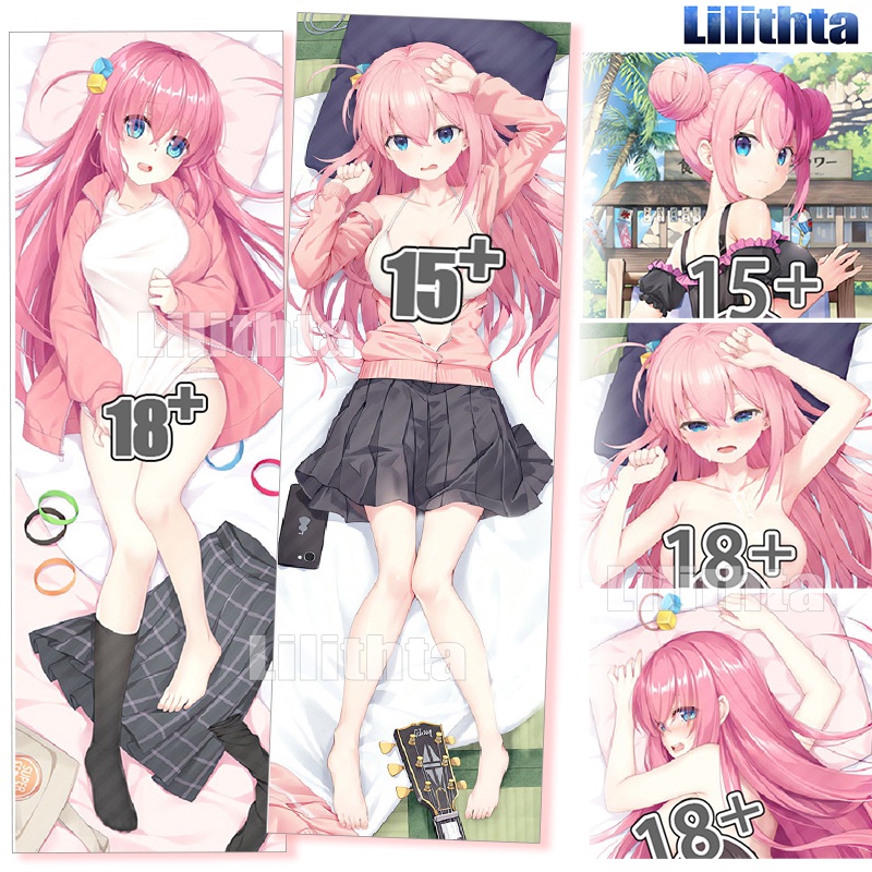 ปลอกหมอน พิมพ์ลายการ์ตูนอนิเมะ Bocchi the rock Gotou Hitori Game สําหรับตกแต่งบ้าน