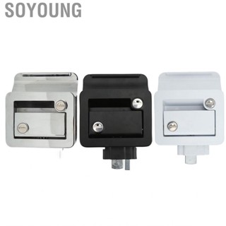 Soyoung Travel Trailer Entry Door Lock Double Opening RV Latch Aluminum Alloy for Camper Truck