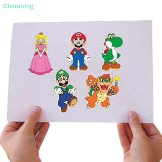 &lt;Chantsing&gt; สติกเกอร์ ลายการ์ตูน Super Mario Luigi Yoshi 6 ชิ้น สําหรับผู้ปกครอง และเด็ก