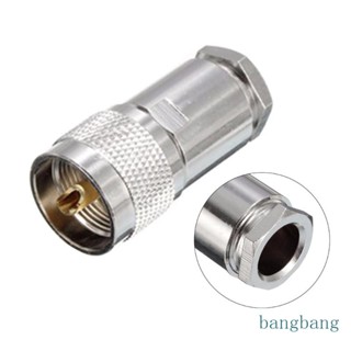 Bang อะแดปเตอร์เสาอากาศ RF ปลั๊กตัวผู้ SL16 สําหรับสายโคแอกเชียล LMR400 RG8